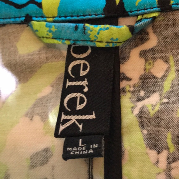 Berek Green Colorful Bright Jacket Size Large - Picture 3 of 8